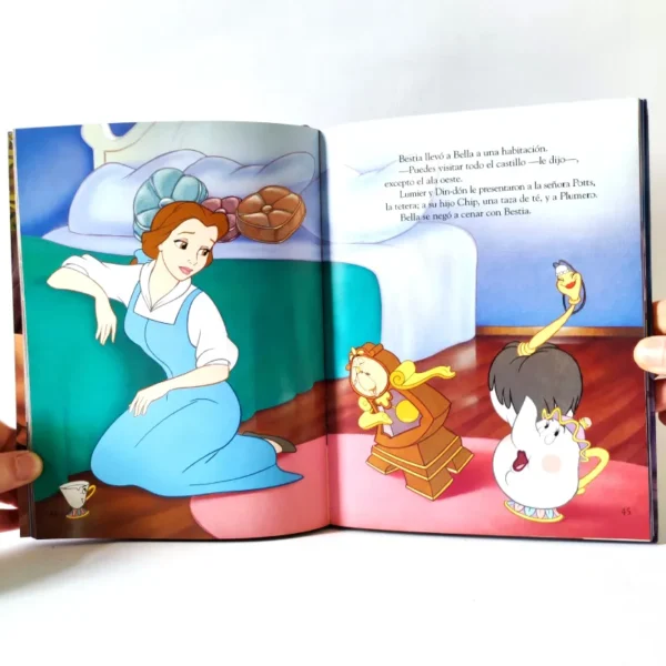 La Bella y la Bestia. Clásicos Disney, książka po hiszpańsku