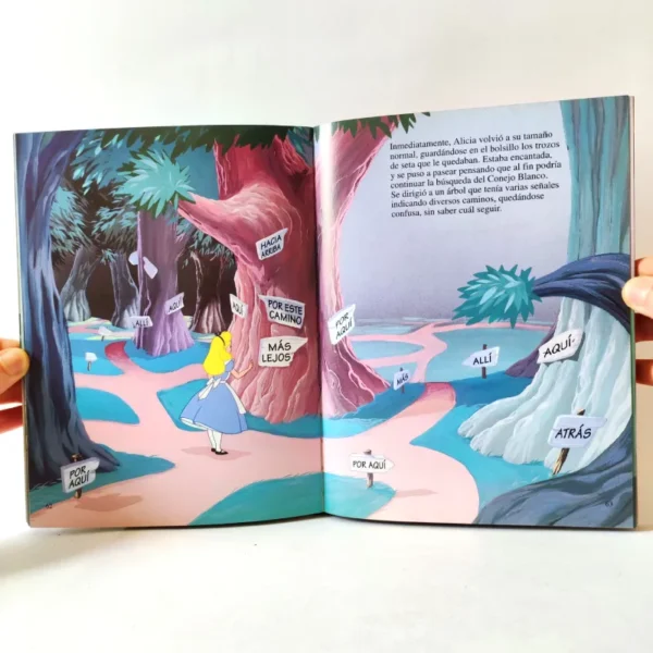 Alicia en el país de las Maravillas. Disney, książka po hiszpańsku