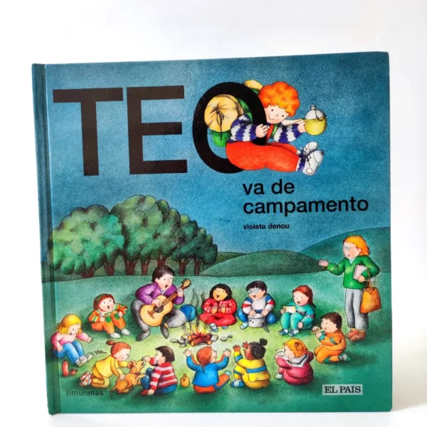 Teo va de campamento. Violeta Denou, książka po hiszpańsku