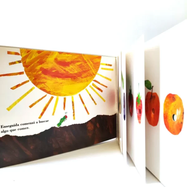 La pequeña oruga glotona. Eric Carle, książka po hiszpańsku