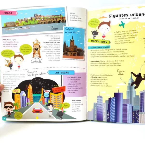 Atlas de ciudades. SM, książka po hiszpańsku