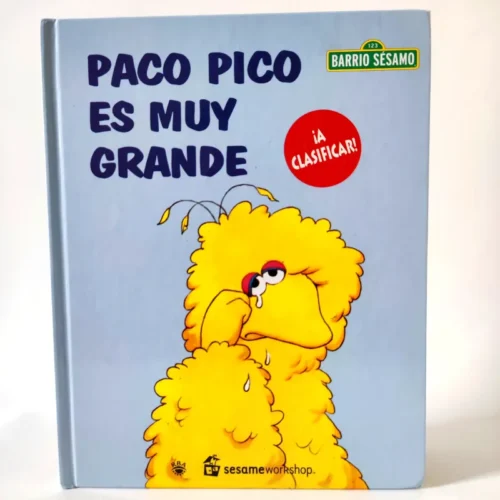 Paco Pico es muy grande. Barrio Sésamo