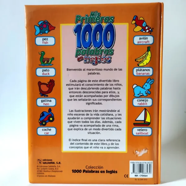 Mis primeras 1000 palabras en Inglés. SALDAÑA
