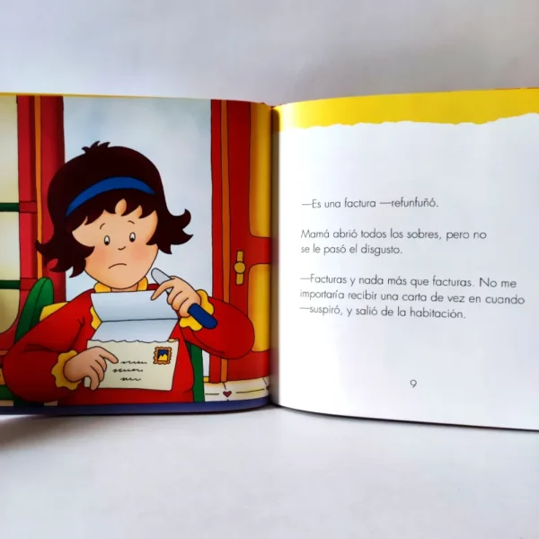 Caillou envía una carta