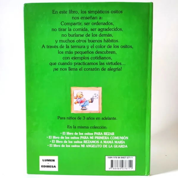 El libro de los ositos para aprender las virtudes