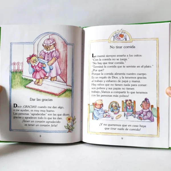 El libro de los ositos para aprender las virtudes
