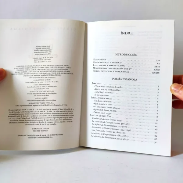 Poesía española (Clásicos Hispánicos)
