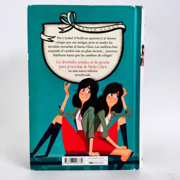Santa Clara. Las mellizas cambian de colegio. Enid Blyton. RBA, książka po hiszpańsku