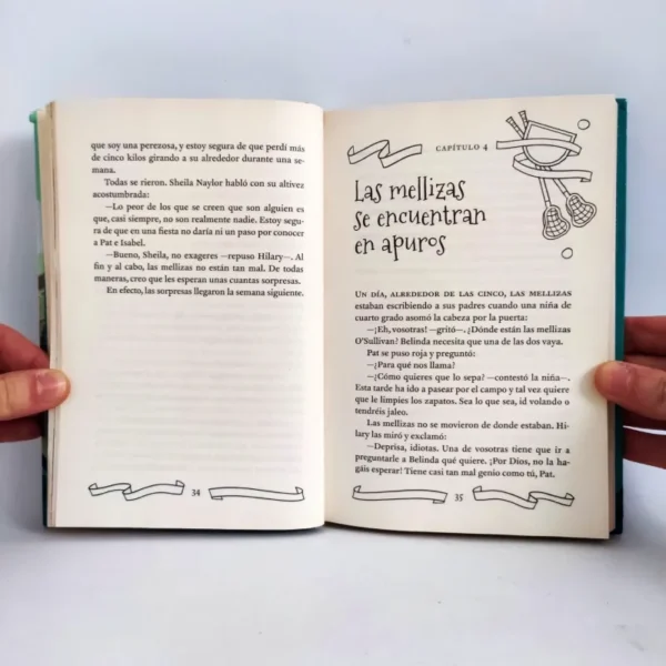 Santa Clara. Las mellizas cambian de colegio. Enid Blyton. RBA, książka po hiszpańsku