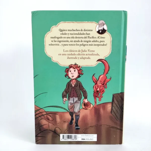 Dos años de vacaciones. Julio Verne. Molino, książka po hiszpańsku a2, b1