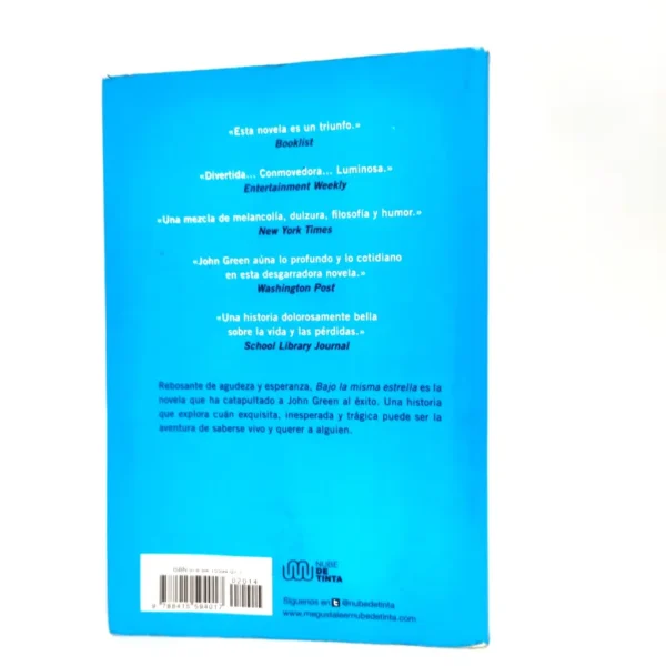 Bajo la misma estrella. John Green, książka po hiszpańsku