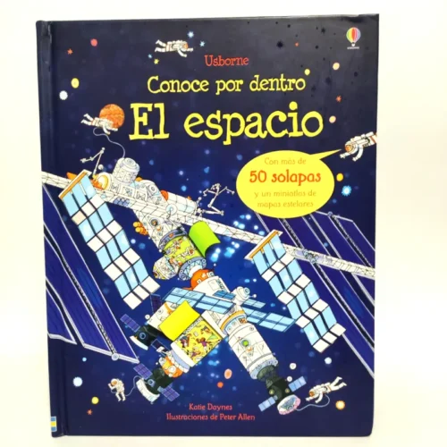 El espacio. Conoce por dentro. Usborne, książka po hiszpańsku