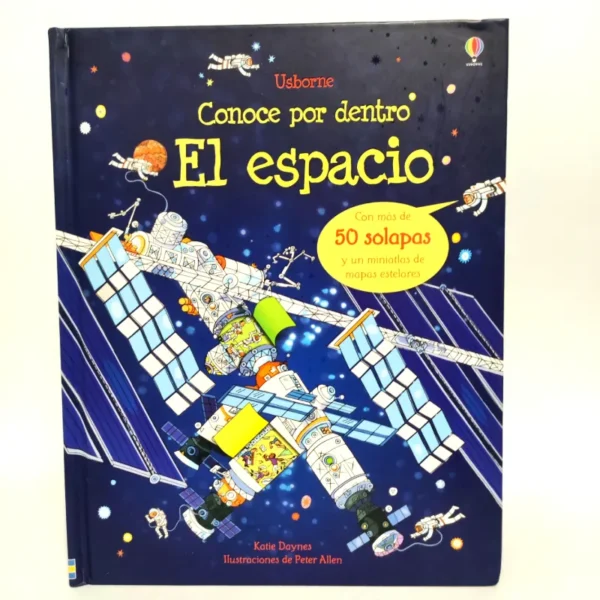El espacio. Conoce por dentro. Usborne, książka po hiszpańsku