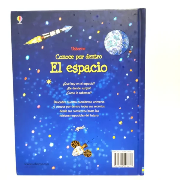 El espacio. Conoce por dentro. Usborne, książka po hiszpańsku