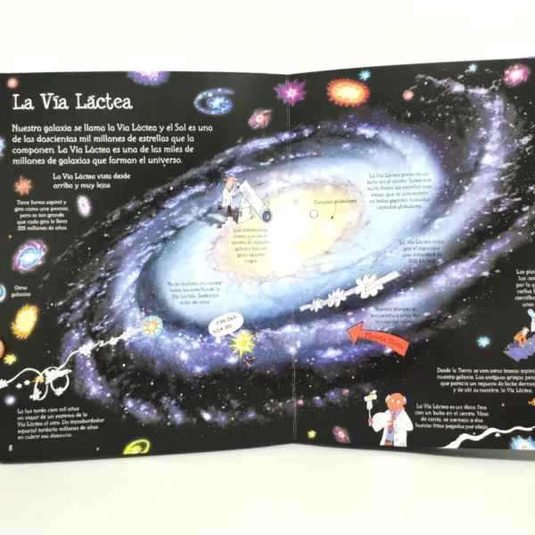 El espacio. Conoce por dentro. Usborne, książka po hiszpańsku