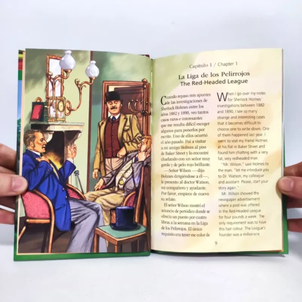 sherlock holmes, Arthur Conan Doyle. Gaviota, książki po hiszpańsku, tania księgarnia hiszpańska, hiszpański dla dzieci