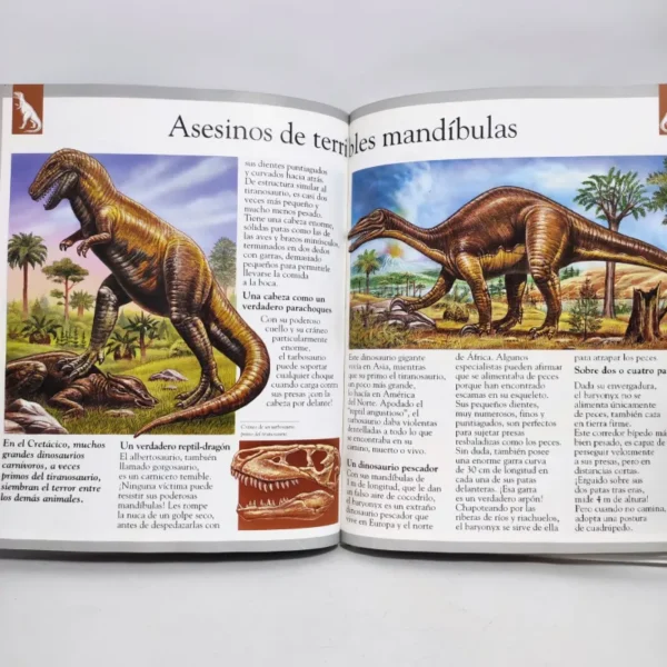 Dinosaurios y animales desaparecidos. Émilie Beaumont. Imagen- descubierta del mundo