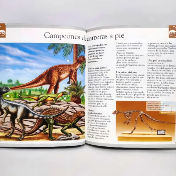 Dinosaurios y animales desaparecidos. Émilie Beaumont. Imagen- descubierta del mundo
