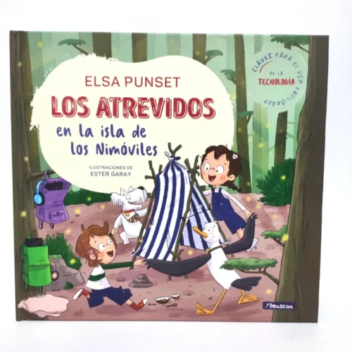 Los Atrevidos en la isla de los Nimóviles. Elsa Punset, książka po hiszpańsku