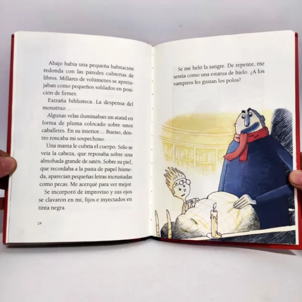 Los bebedores de tinta. Vampiros chupatintas.Eric Sanvoisin. Martin Matje, książka po hiszpańsku