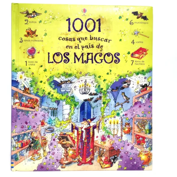1001 cosas que buscar en el país de Los Magos. Usborne, książka po hiszpańsku