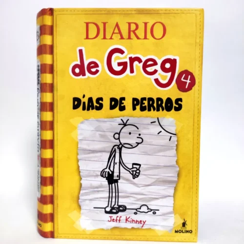 Diario de Greg 4. Días de perros Jeff Kinney, książka po hiszpańsku