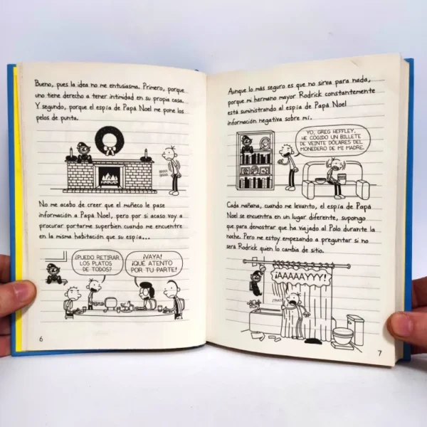 Diario de Greg ¡Atrapados en la nieve! Jeff Kinney, książka po hiszpańsku