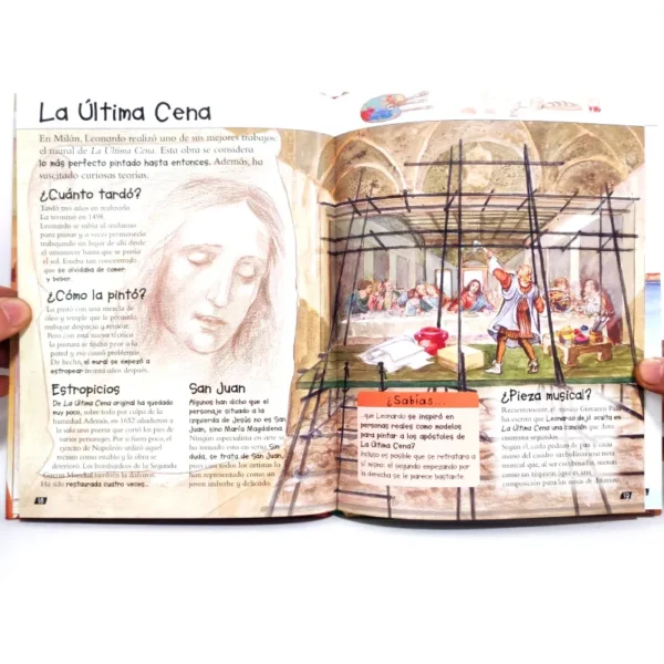 Leonardo da Vinci. El genio del Renacimiento. Susaeta, książka po hiszpańsku