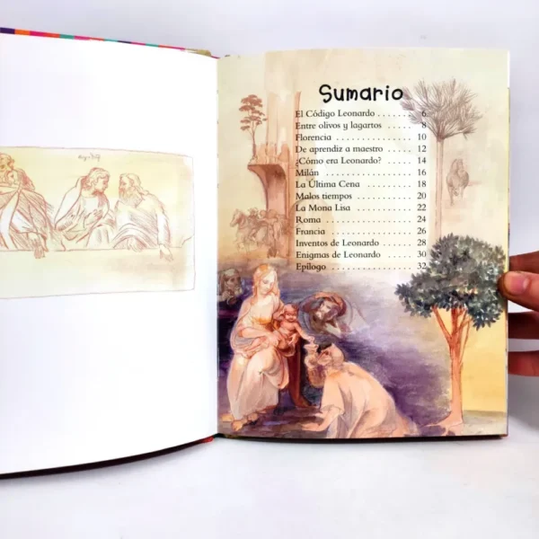 Leonardo da Vinci. El genio del Renacimiento. Susaeta, książka po hiszpańsku