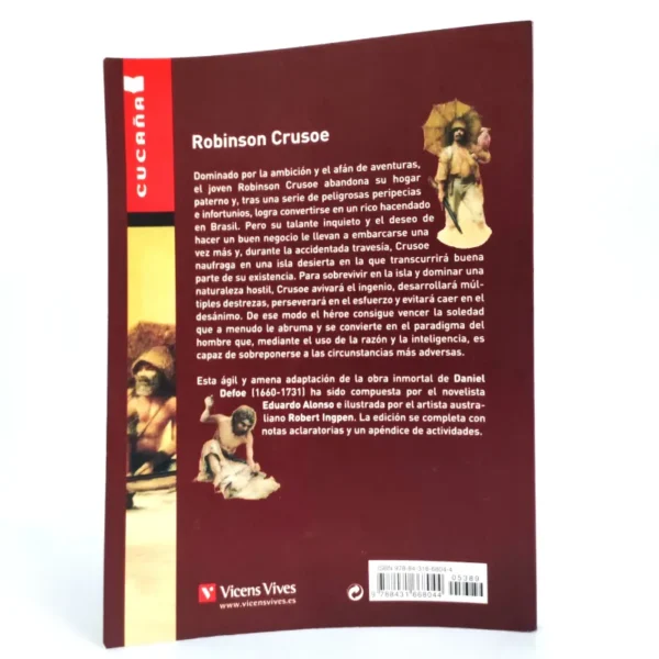 Robinson Crusoe. Daniel Defoe, ksiązka po hiszpańsku