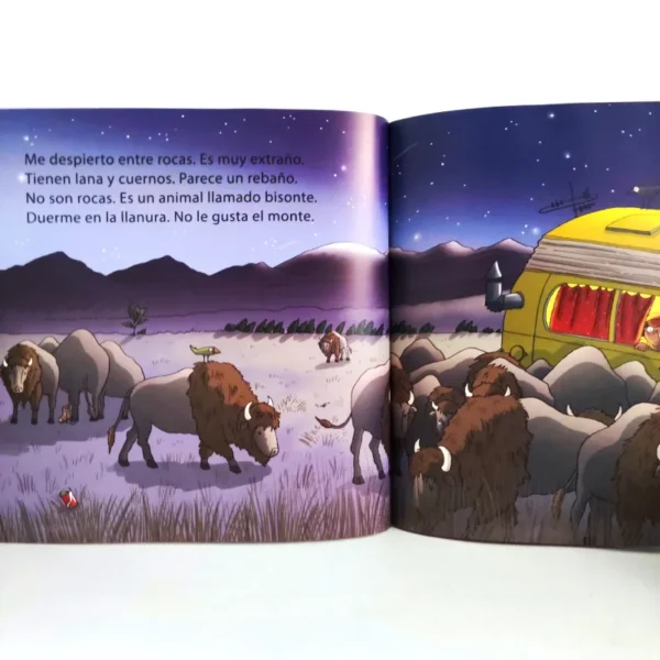 Max y Mía con los indios. Yellow Van, książka po hiszpańsku