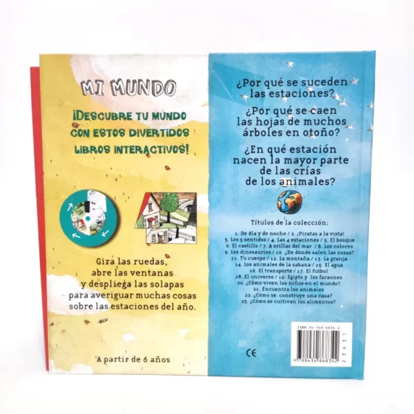 Las 4 estaciones. Mi mundo. SM, książka po hiszpańsku