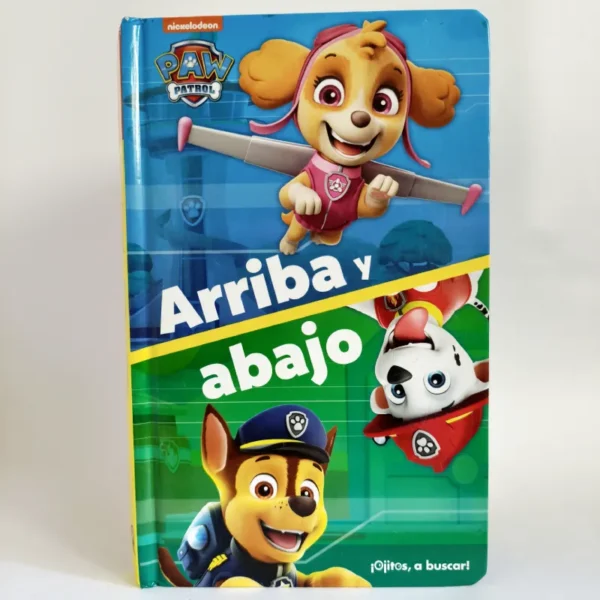 Arriba y abajo. Patrulla Canina, książka po hiszpańsku