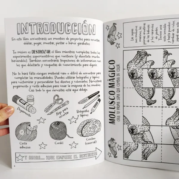 Destroza también este libro en nombre de la ciencia. Mike Barfield