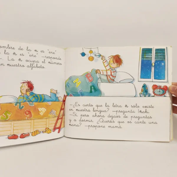 Mi primeros pasos en la lectura. N de Nicolás y ñ de Iñaki. Salvat, książka po hiszpańsku Mi primeros pasos en la lectura. N de Nicolás y ñ de Iñaki. Salvat, książka po hiszpańsku